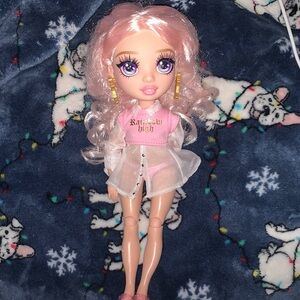 Rainbow Pink and Purple Doll